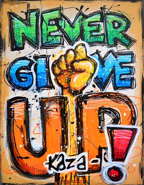Never give up !02