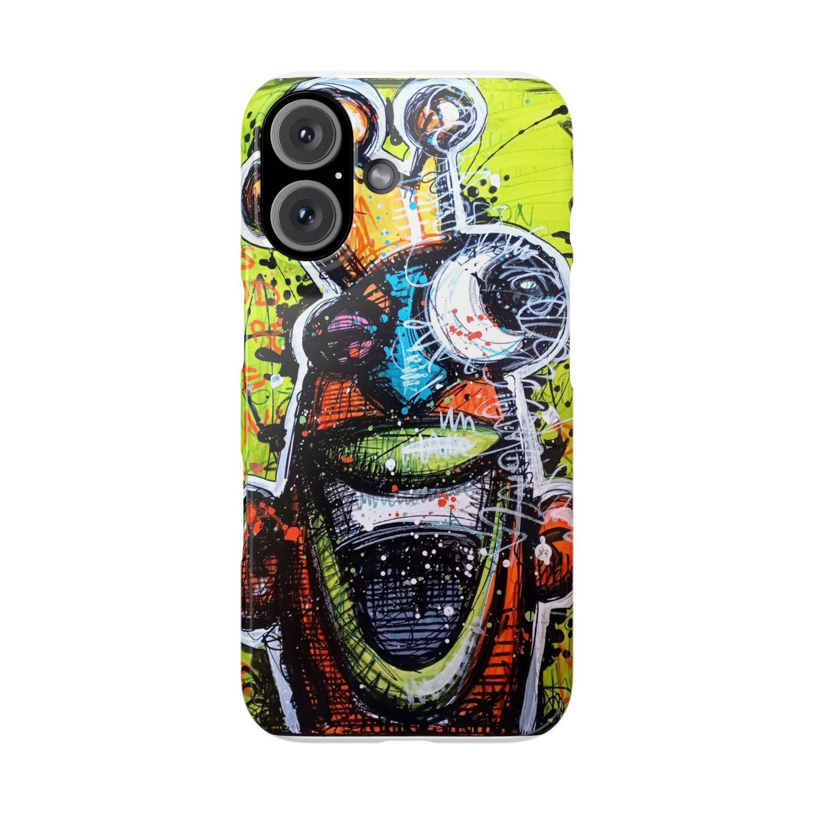 Vibrant Artist Snap Cases | Funky Phone Covers for Trendsetters, Unique Gifts, Graffiti Style, Colorful Tech Accessories