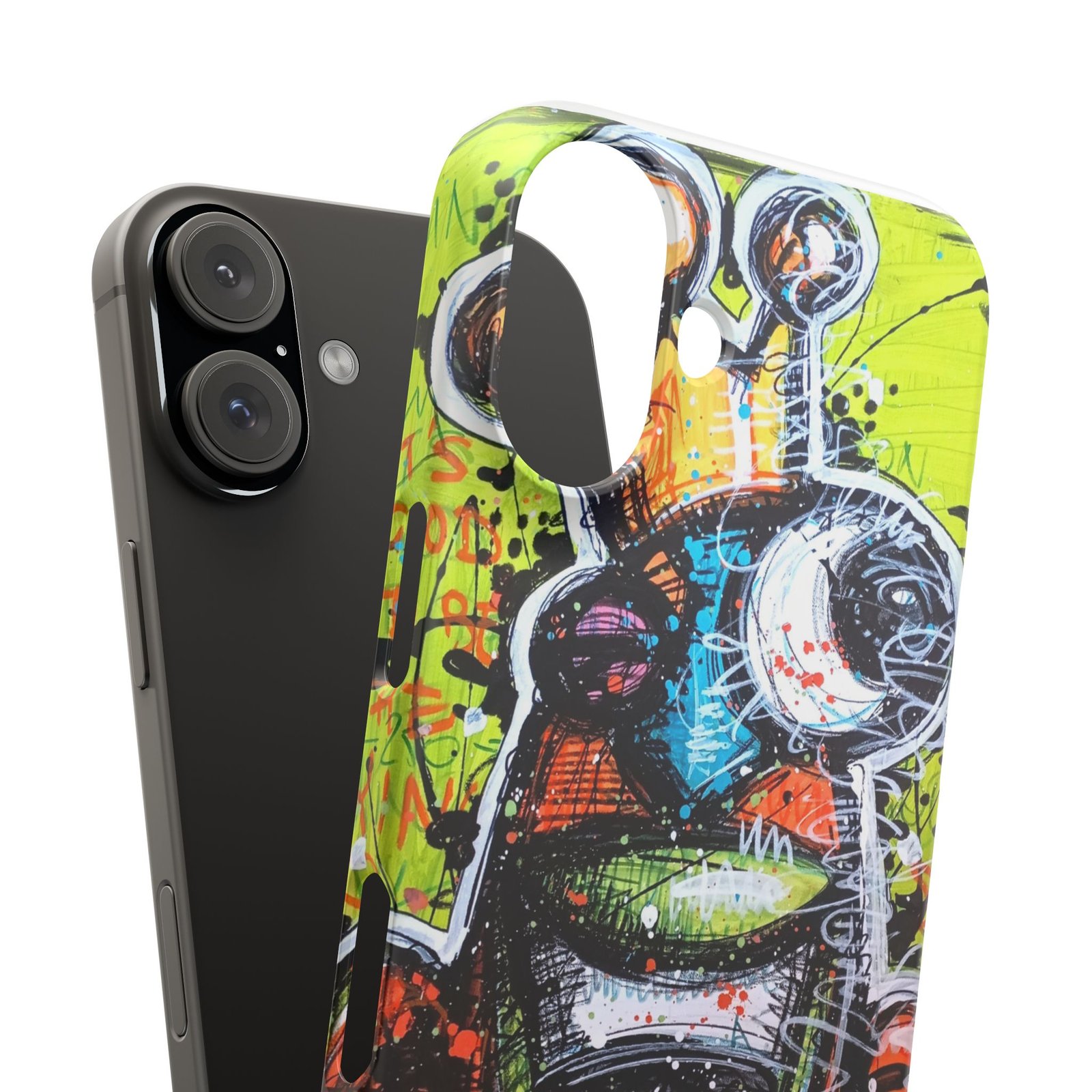 Vibrant Artist Snap Cases | Funky Phone Covers for Trendsetters, Unique Gifts, Graffiti Style, Colorful Tech Accessories – Image 6
