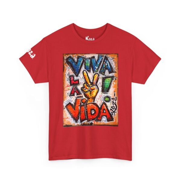 Viva la Vida Tee, Colorful Graphic Tee, Unisex Cotton Shirt, Casual Wear, Gift for Music Lovers, Festival Outfit