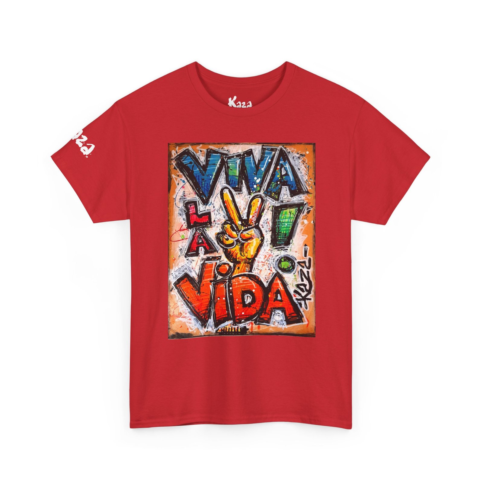 Viva la Vida Tee, Colorful Graphic Tee, Unisex Cotton Shirt, Casual Wear, Gift for Music Lovers, Festival Outfit