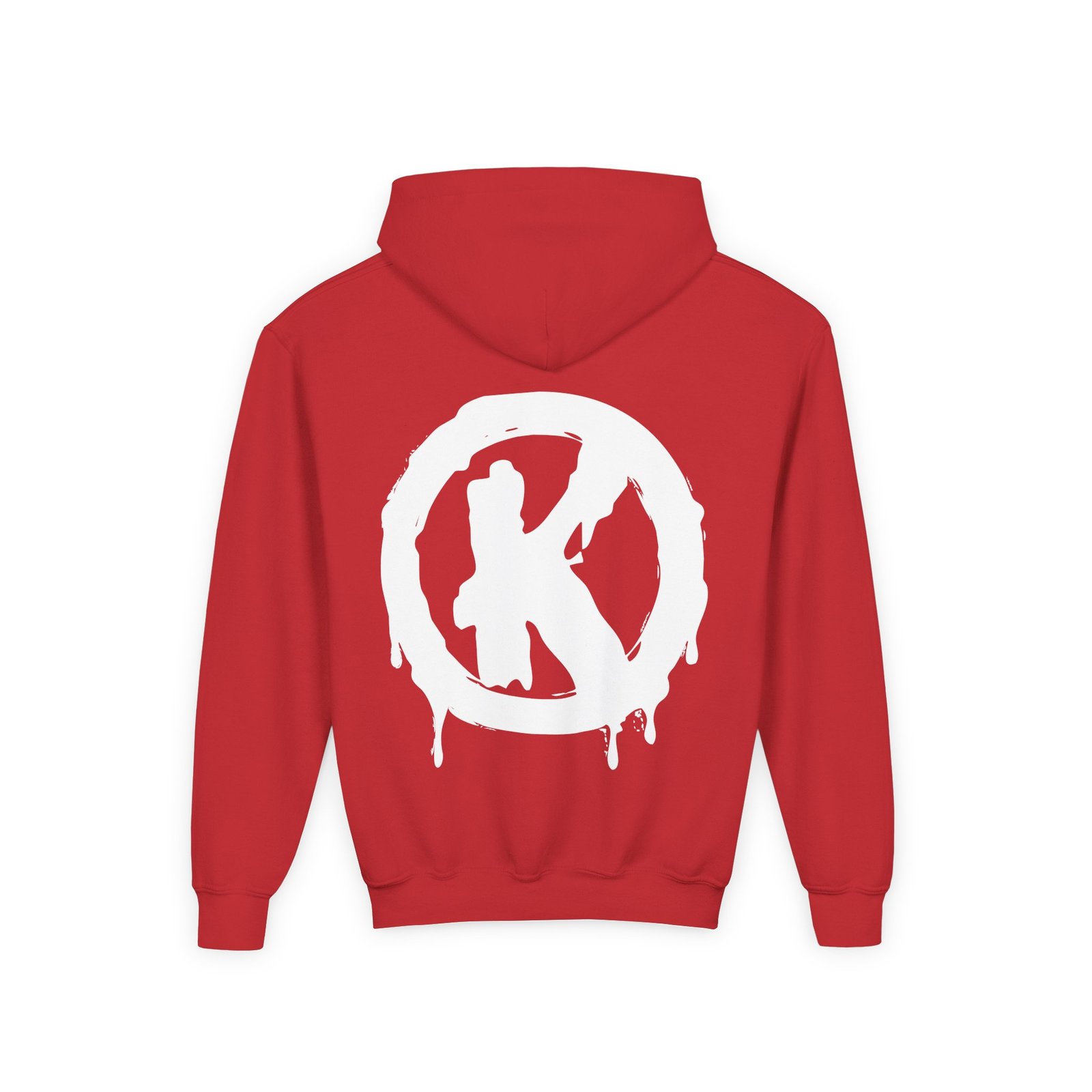 Sweat à capuche « Graffiti Drip K » – Logo stylisé + sérigraphie manuscrite devant – Image 14