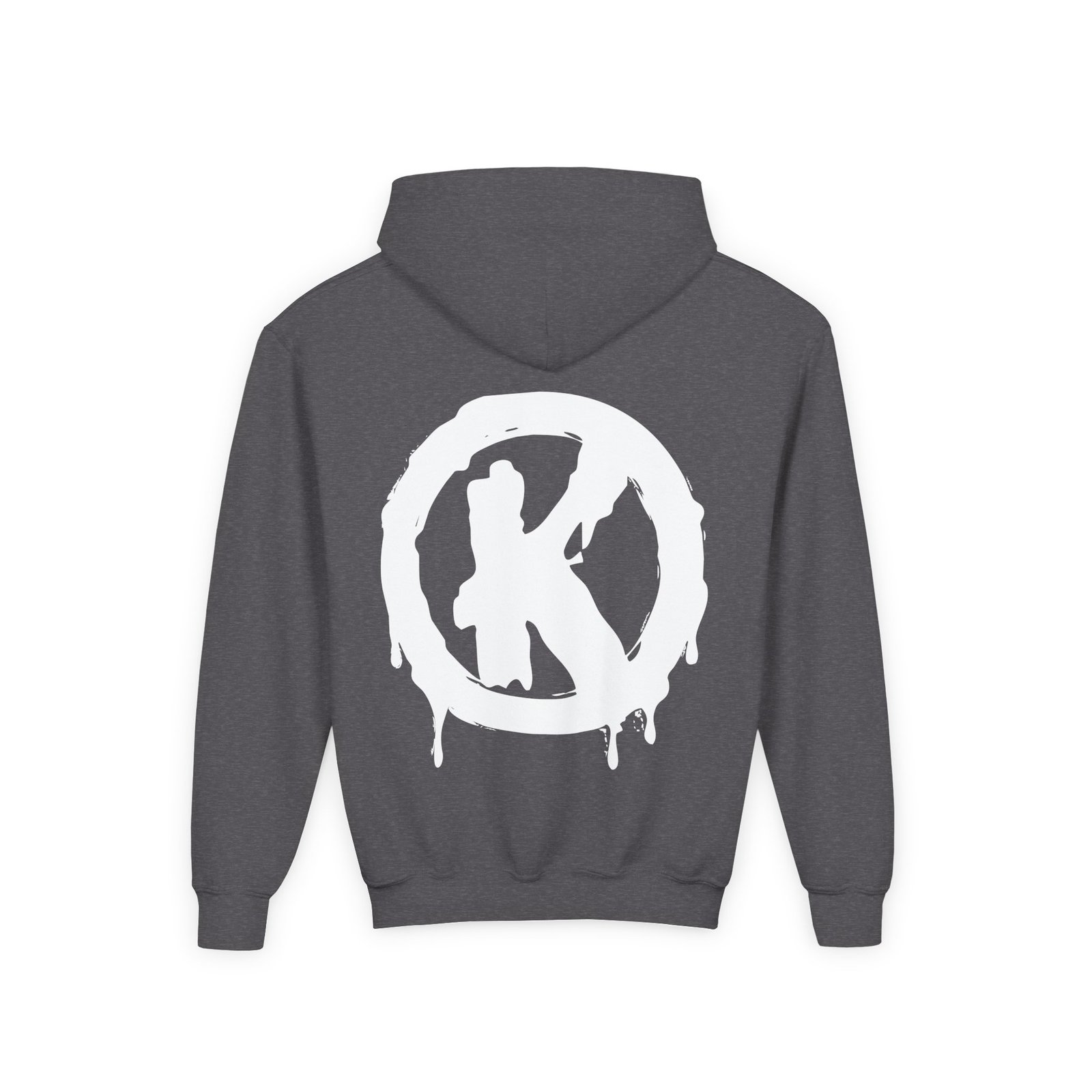 Sweat à capuche « Graffiti Drip K » – Logo stylisé + sérigraphie manuscrite devant – Image 10